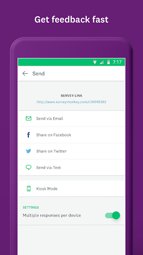 SurveyMonkey - Image screenshot of android app