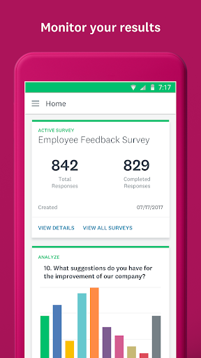 SurveyMonkey - Image screenshot of android app