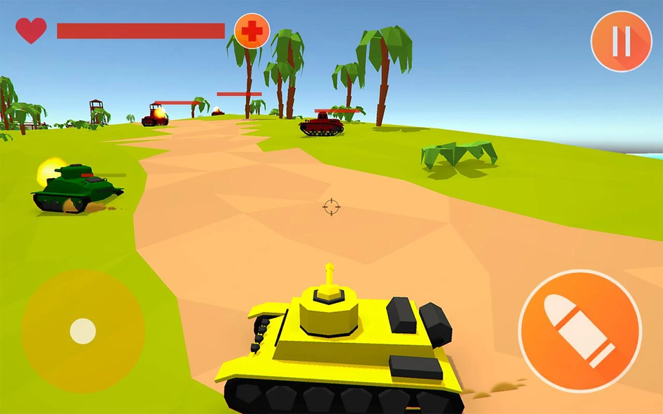 Craft Cube Tank Battle 3D Wars - عکس بازی موبایلی اندروید