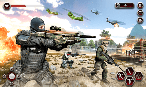 Counter Terrorist Army Fps Shooting 2019 2 - Gameplay image of android game