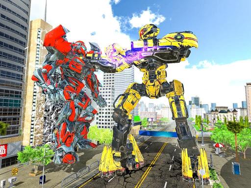 Ultimate Dragon Robot Transform Battle War Game - Gameplay image of android game