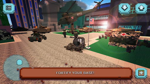 Gunship Craft: Crafting & Helicopter Flying Games - Gameplay image of android game