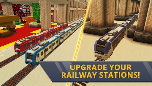 Railway Station Craft - Gameplay image of android game