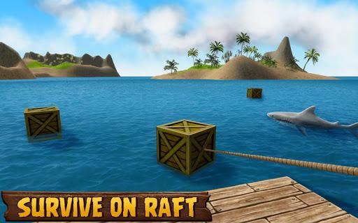 Ocean Survival 3 Raft Escape - Gameplay image of android game