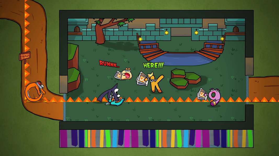 Rainbow But It’s Alphabet War - عکس بازی موبایلی اندروید