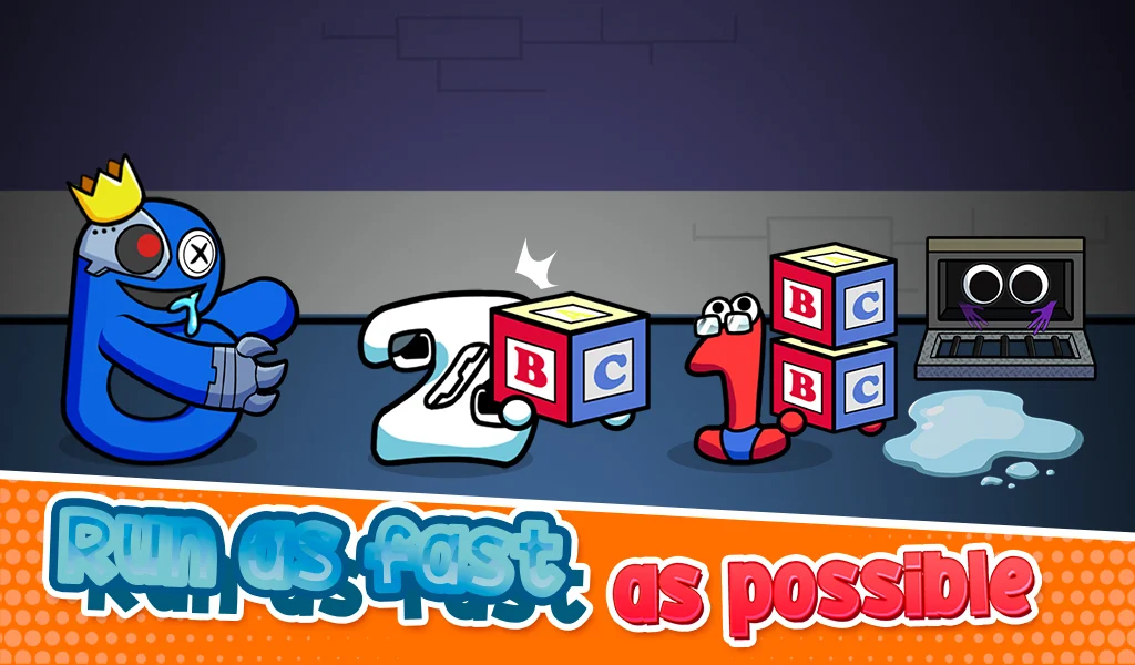 Rainbow But It’s Alphabet War - عکس بازی موبایلی اندروید