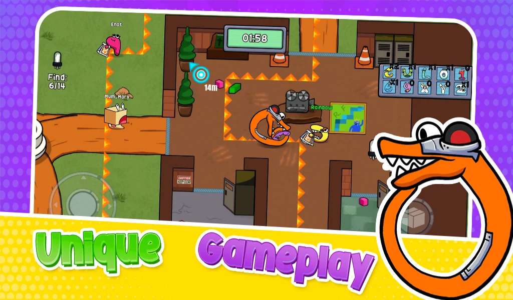 Rainbow But It’s Alphabet War - عکس بازی موبایلی اندروید