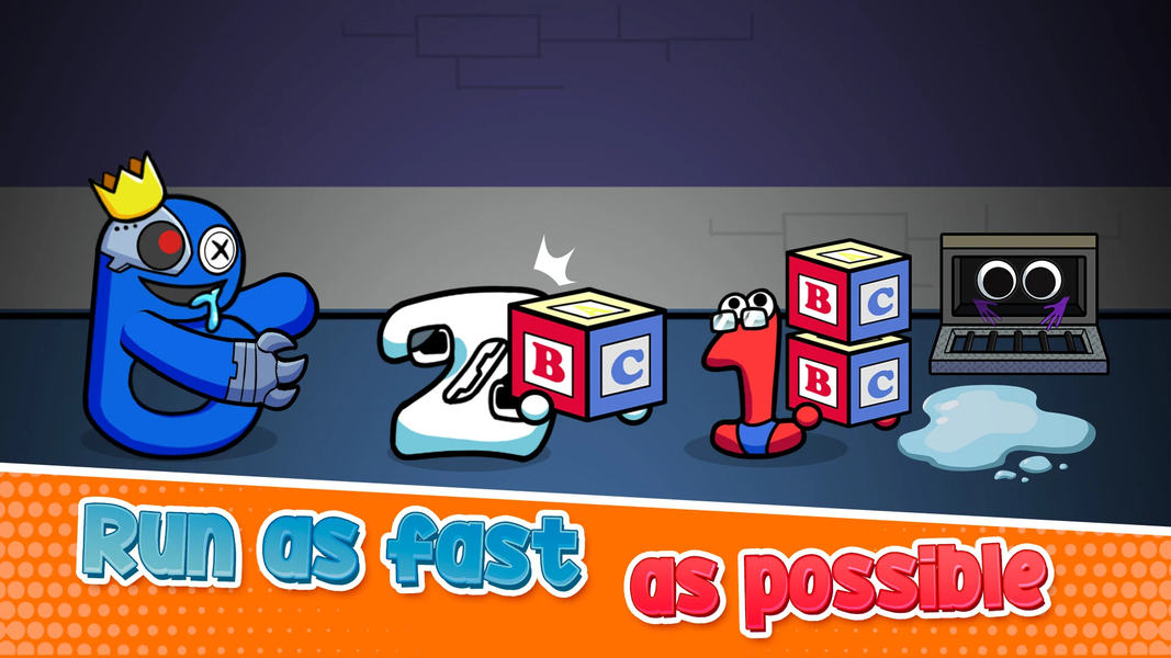 Rainbow But It’s Alphabet War - عکس بازی موبایلی اندروید