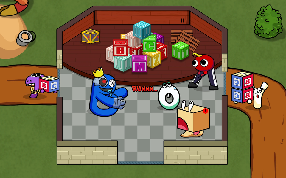 Rainbow But It’s Alphabet War - عکس بازی موبایلی اندروید