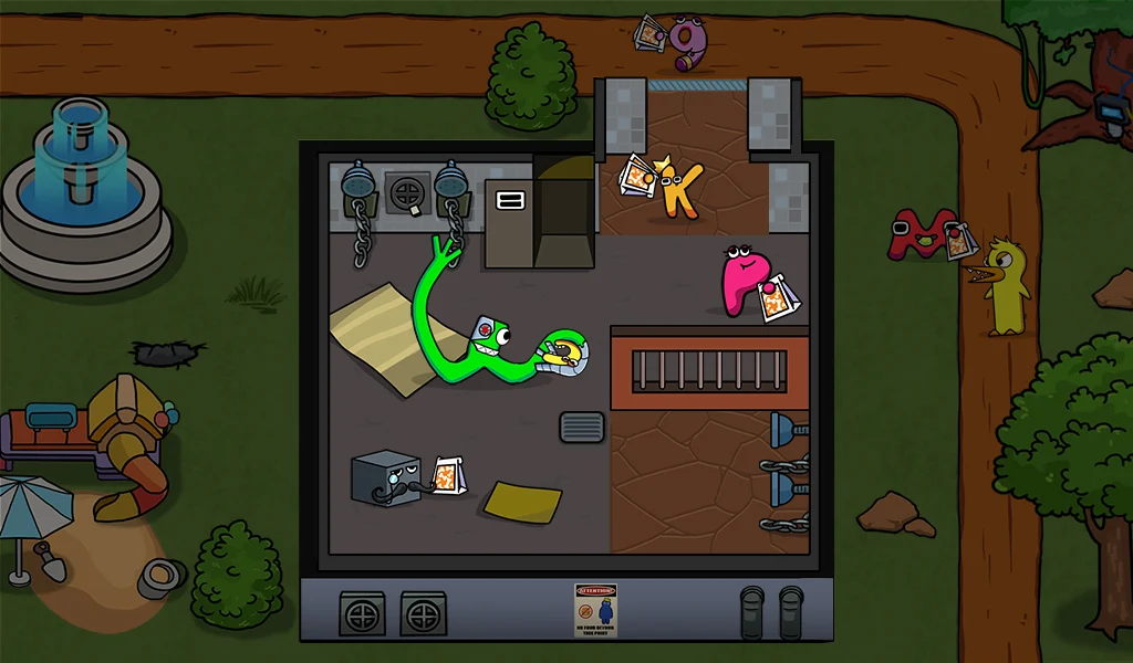 Rainbow But It’s Alphabet War - عکس بازی موبایلی اندروید