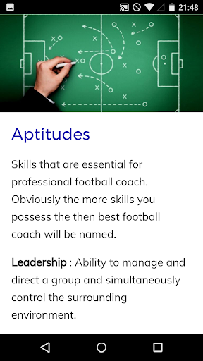 Soccer Coach Course - Image screenshot of android app