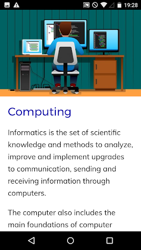 Informatics Course - Image screenshot of android app