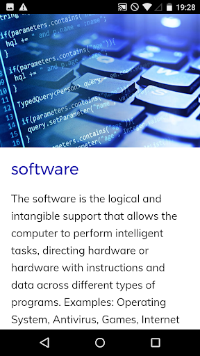 Informatics Course - Image screenshot of android app