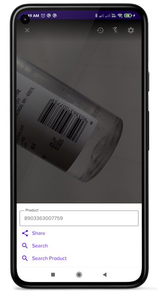 QR & Barcode Scanner, Generato - Image screenshot of android app