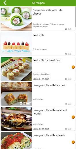 Sushi and roll recipes - عکس برنامه موبایلی اندروید