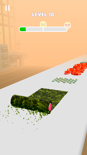 Sushi Roll 3D - Cooking ASMR - Gameplay image of android game