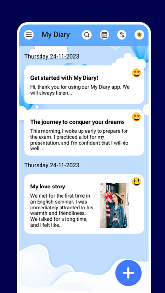 Secret Diary - Diary Note Book - عکس برنامه موبایلی اندروید