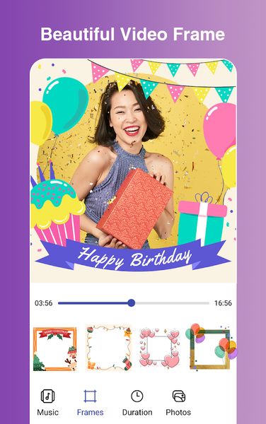 Video Maker With Music & Photo - عکس برنامه موبایلی اندروید