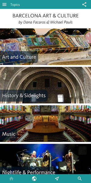 Barcelona Art & Culture Guide - Image screenshot of android app