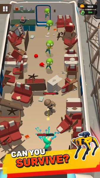 Last Survivor : Zombie Game - Gameplay image of android game