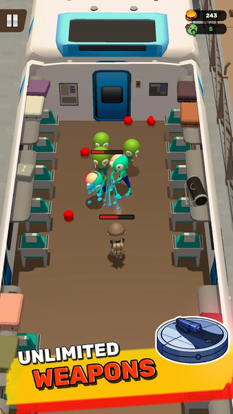 Last Survivor : Zombie Game - Gameplay image of android game