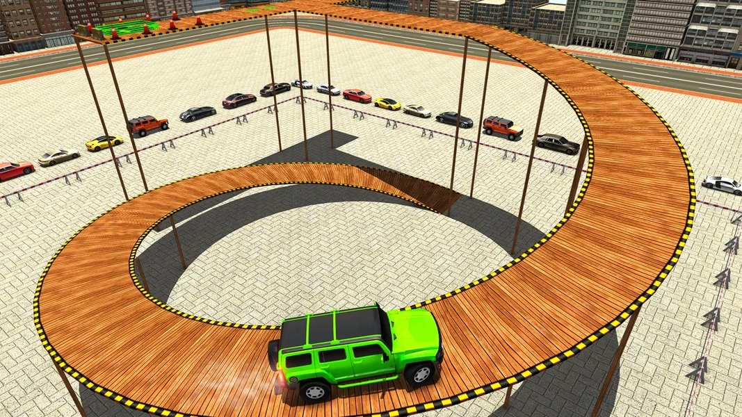4x4 SUV Parking：Parking Game - Gameplay image of android game