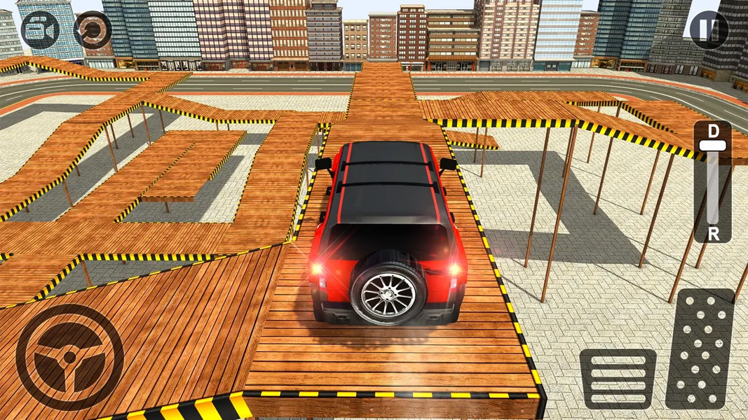 4x4 SUV Parking：Parking Game - Gameplay image of android game