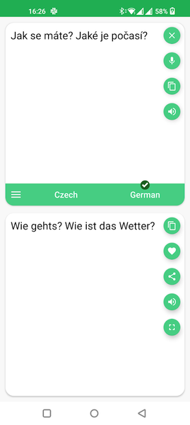 Czech - German Translator - عکس برنامه موبایلی اندروید
