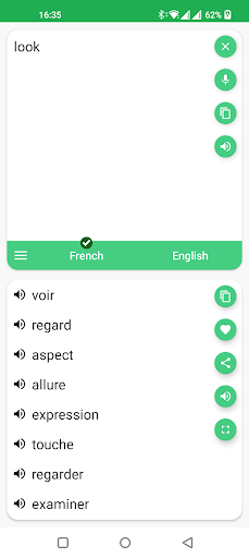 French - English Translator - عکس برنامه موبایلی اندروید