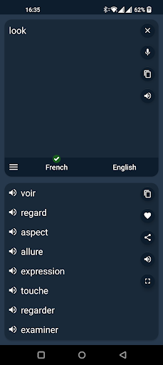 French - English Translator - عکس برنامه موبایلی اندروید