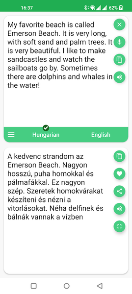 Hungarian - English Translator - عکس برنامه موبایلی اندروید