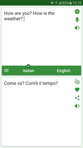 Italian - English Translator - Image screenshot of android app