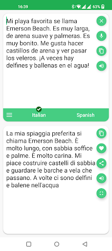 Italian - Spanish Translator - Image screenshot of android app