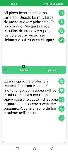 Italian - Spanish Translator - عکس برنامه موبایلی اندروید