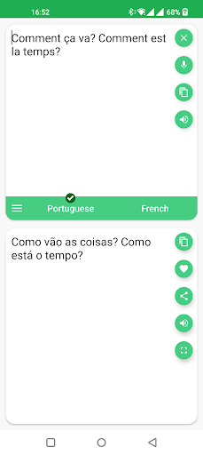 Portuguese - French Translator - عکس برنامه موبایلی اندروید