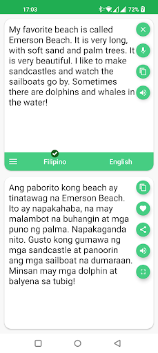Filipino - English Translator - عکس برنامه موبایلی اندروید
