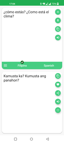 Filipino - Spanish Translator - عکس برنامه موبایلی اندروید