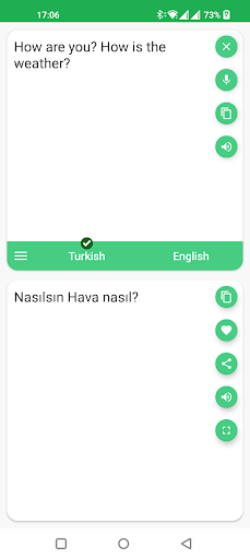 Turkish - English Translator - Image screenshot of android app