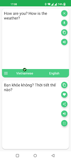 Vietnamese - English Translato - عکس برنامه موبایلی اندروید
