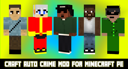 Craft Auto Crime Mod Minecraft - Image screenshot of android app