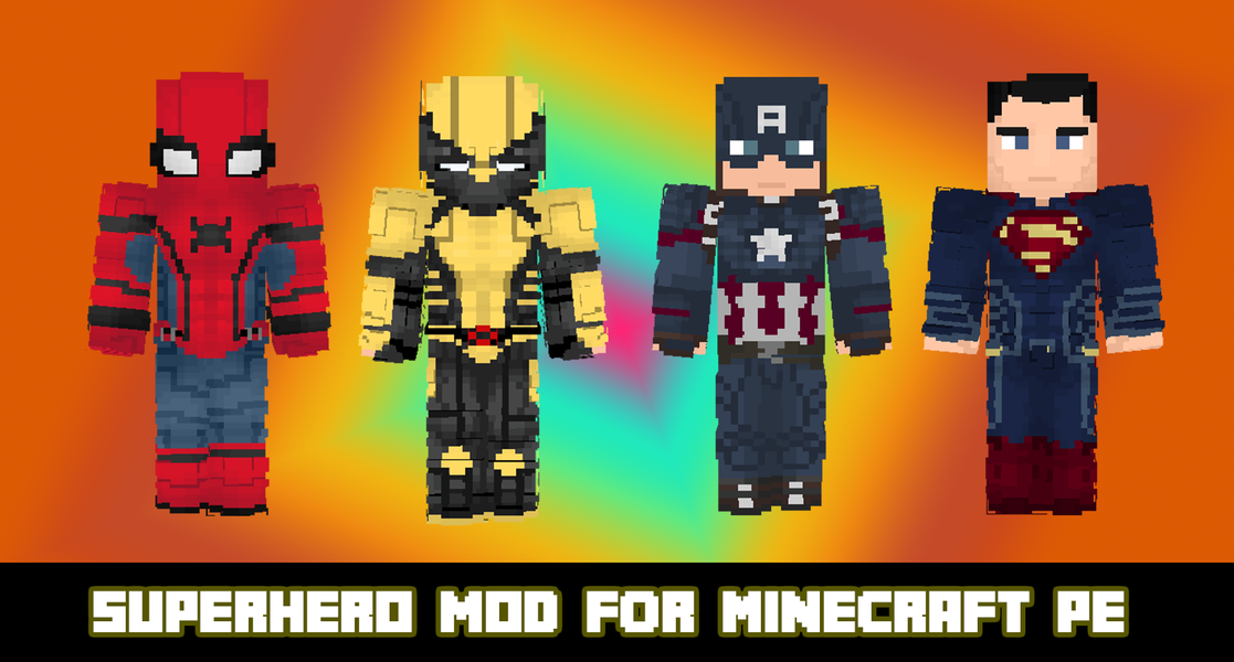 Superheroes Mod for Minecraft - عکس برنامه موبایلی اندروید