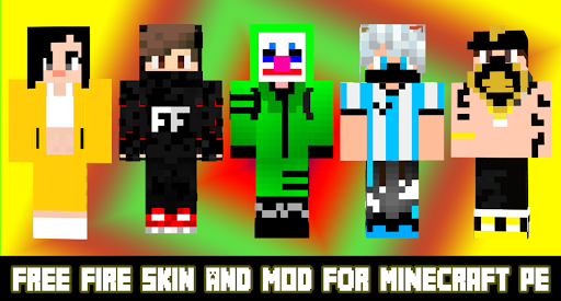 Skin F Fire For Minecraft - Image screenshot of android app