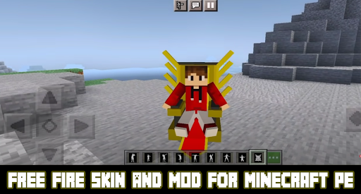 Skin F Fire For Minecraft - Image screenshot of android app