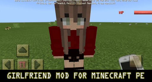 Girlsfriend mod for Minecraft - Image screenshot of android app