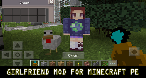 Girlsfriend mod for Minecraft - Image screenshot of android app