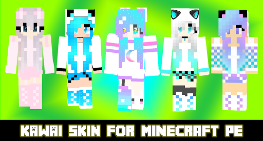 Kawaii Skins For Minecraft - Image screenshot of android app