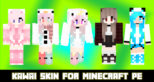 Kawaii Skins For Minecraft - Image screenshot of android app