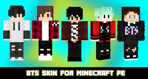 BTS Skins For Minecraft - عکس برنامه موبایلی اندروید