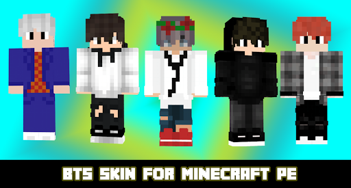 BTS Skins For Minecraft - Image screenshot of android app
