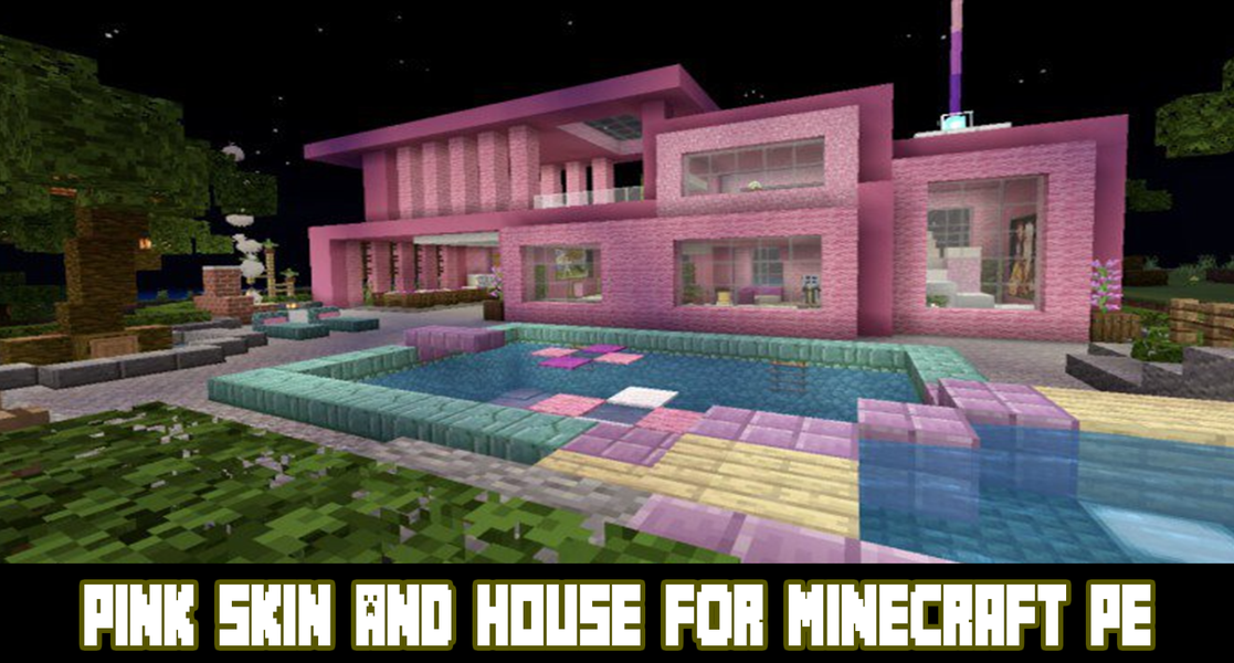 Pink girls House for Minecraft - Image screenshot of android app